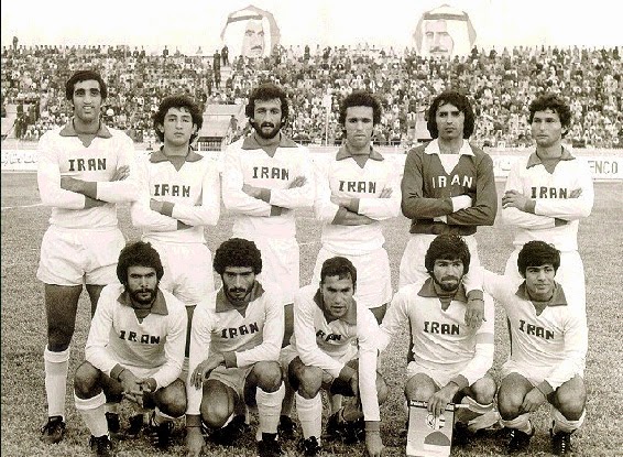La selección de Irán en 1977
