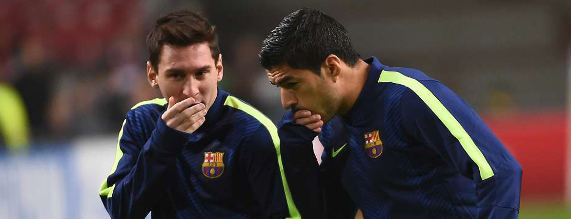 Messi y Luis Suárez