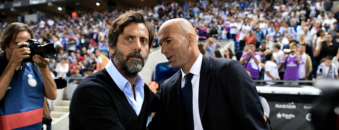 Quique Sánchez vs Zinedine Zidane