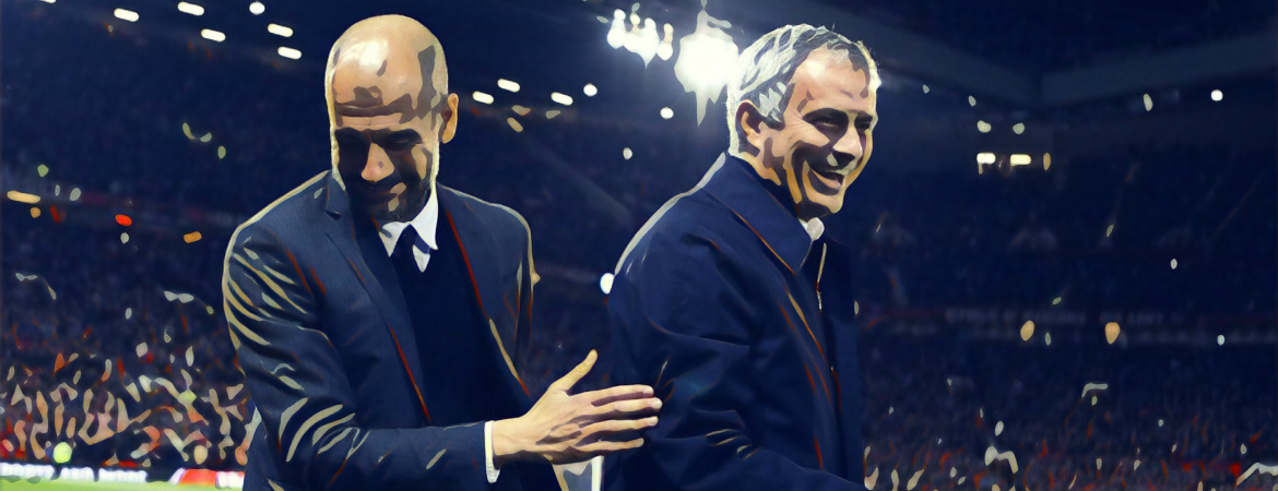 guardiola mourinho 2018