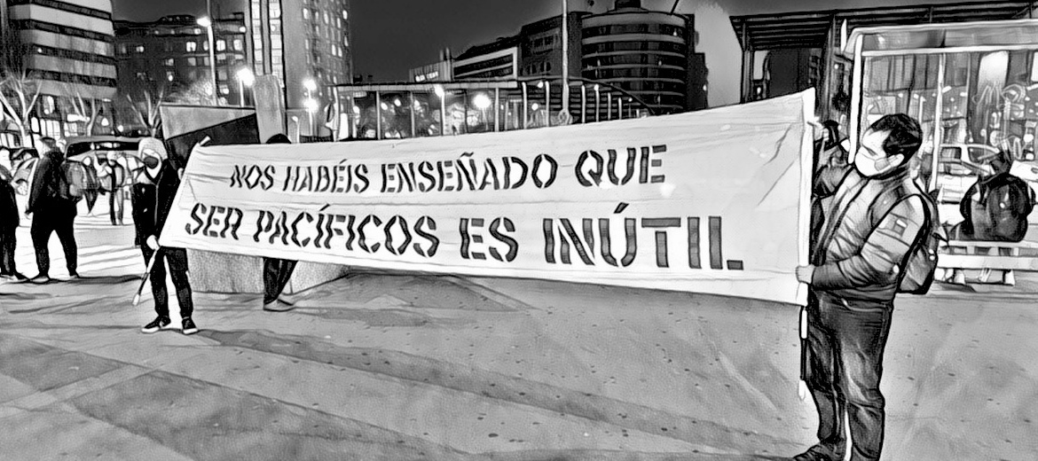Protestas en Barcelona, febrero de 2021
