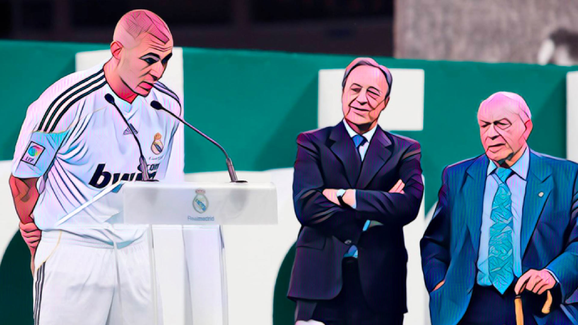 Presentación de Karim Benzema con el Real Madrid, 2009